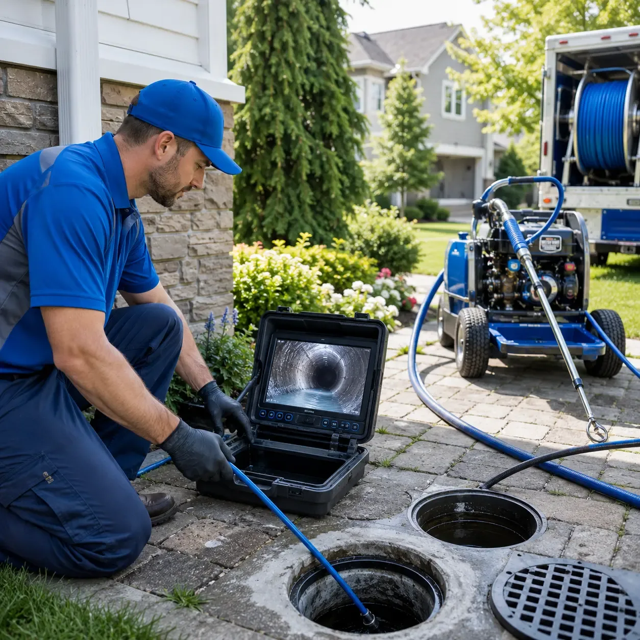 Outdoor drain cleaning professionals serving Waterbury, CT